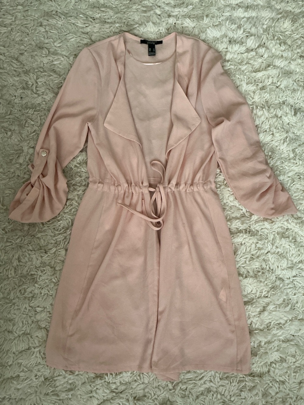 Light Pink Long Cardigan